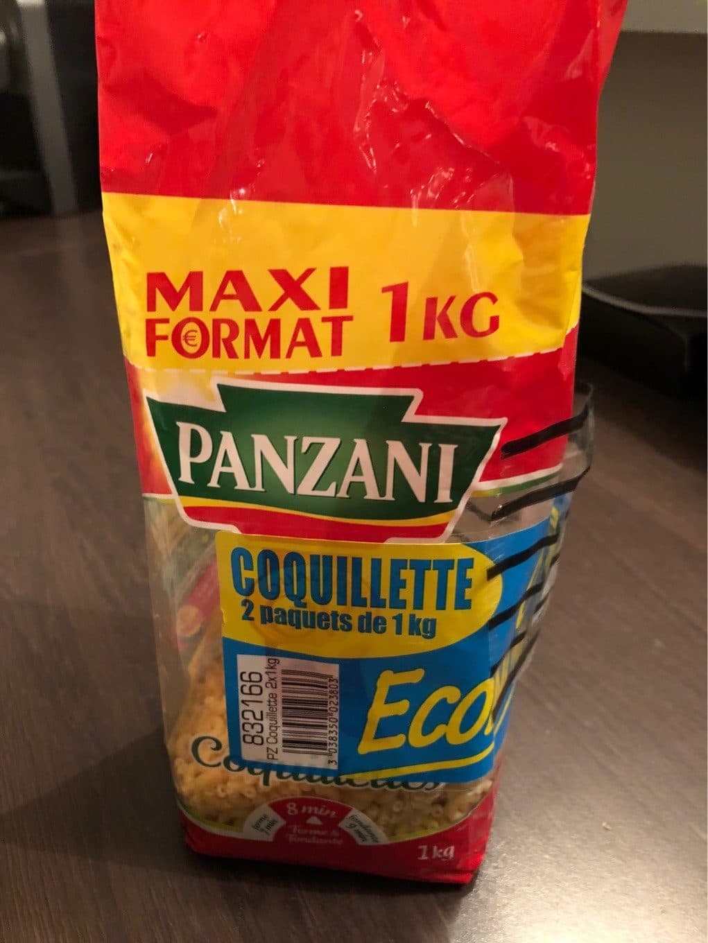 Panzani Coquillettes - 2 Paquets De packshot