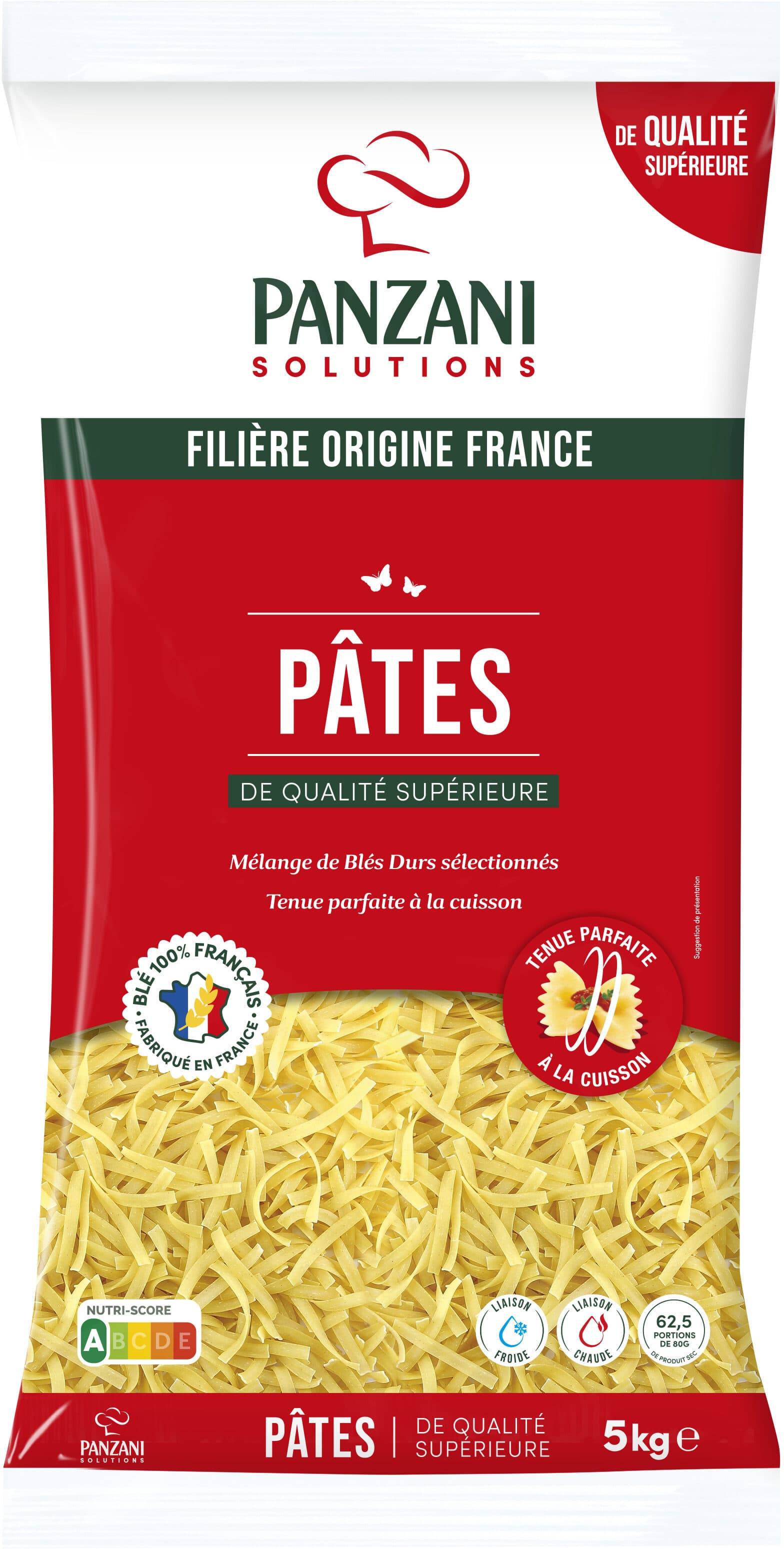 Panzani Panzani nouilles fines qualité supérieure 5kg packshot