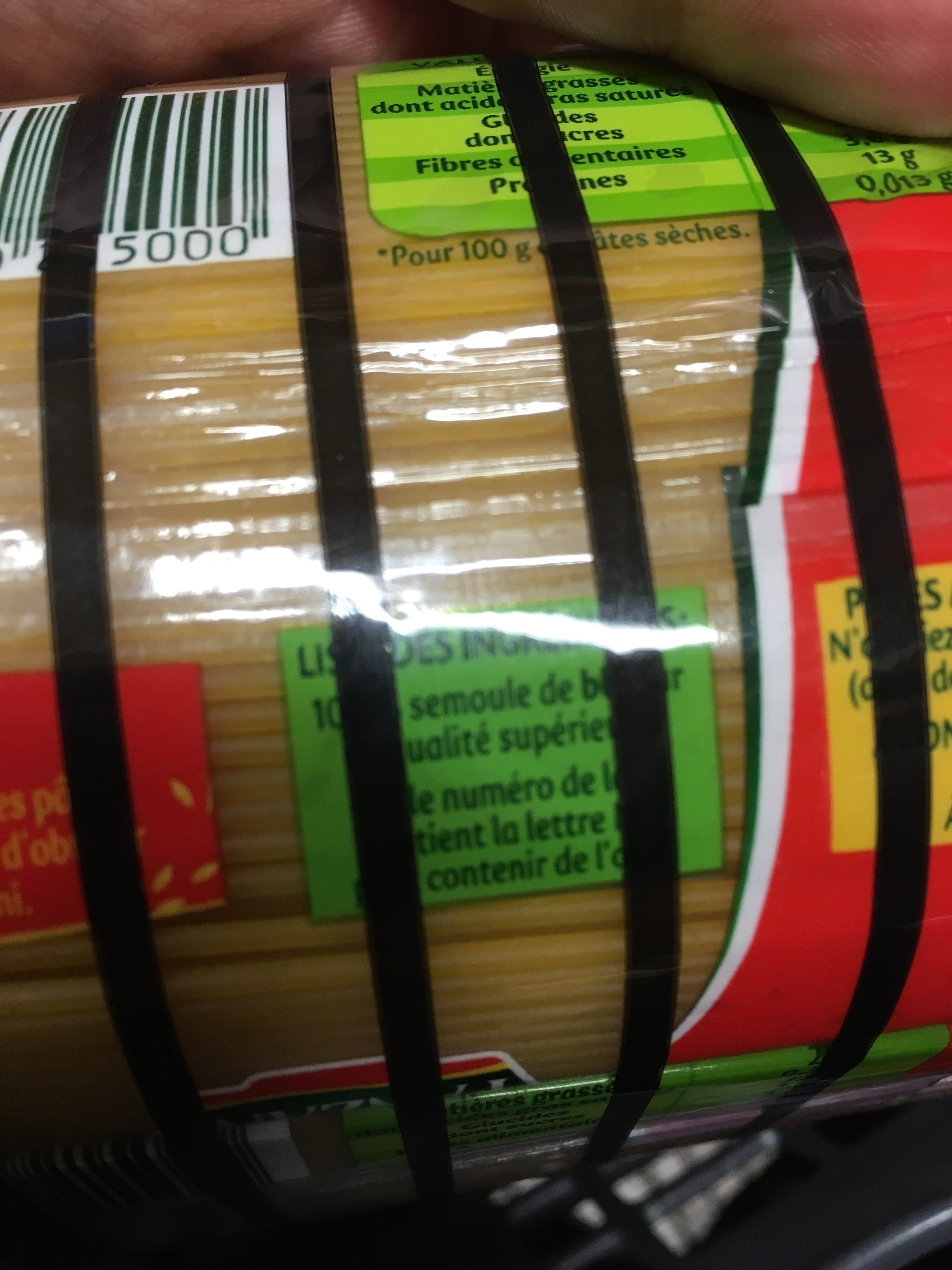 Panzani Spaghetti packshot