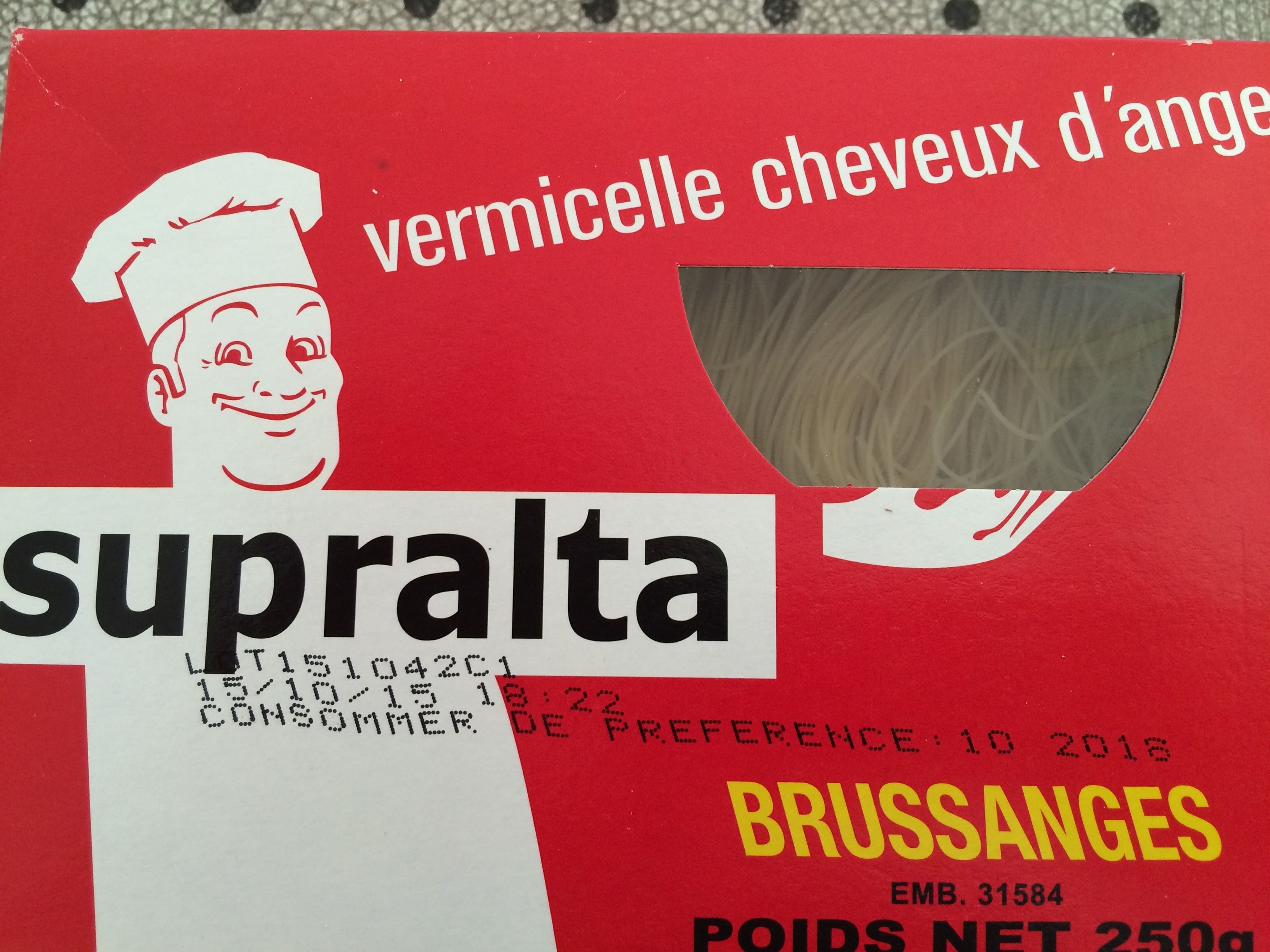 Brussanges Vermicelles Cheveux d'Ange packshot