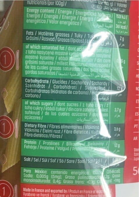 panzani Pâtes Penne Rigate Panzani packshot