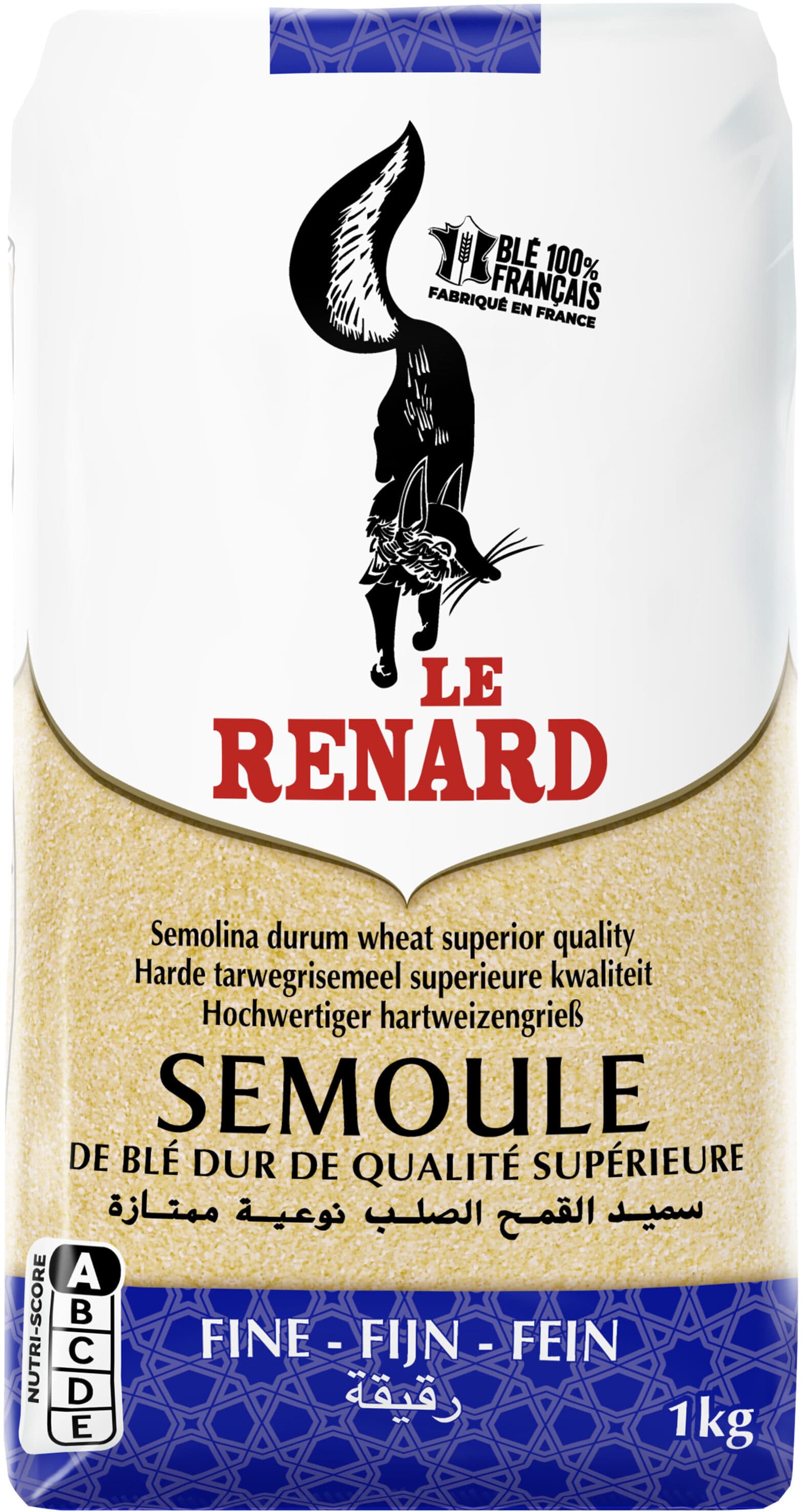 Le renard Le renard semoule fine kg packshot