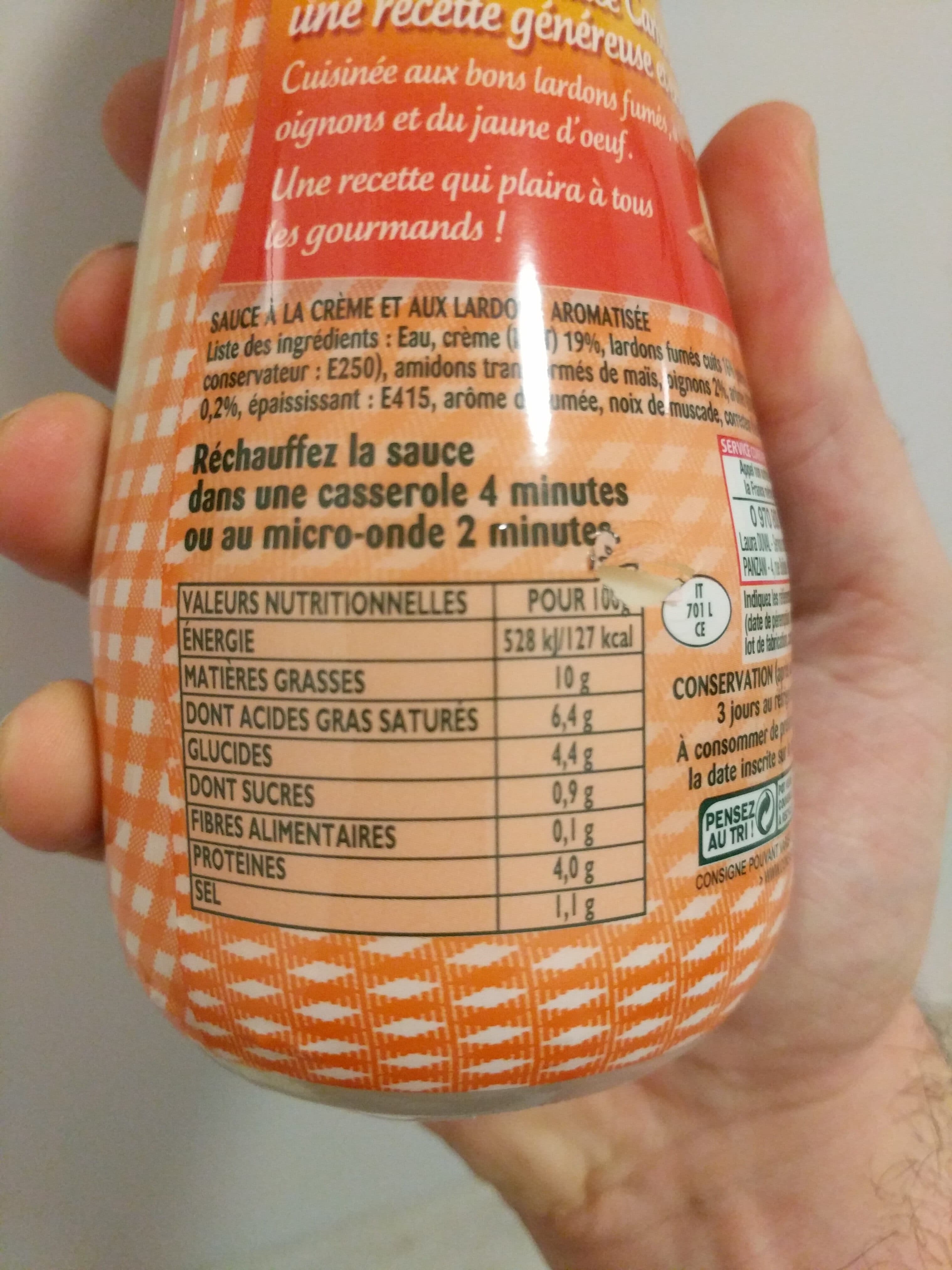 Panzani Panzani Carbonara packshot