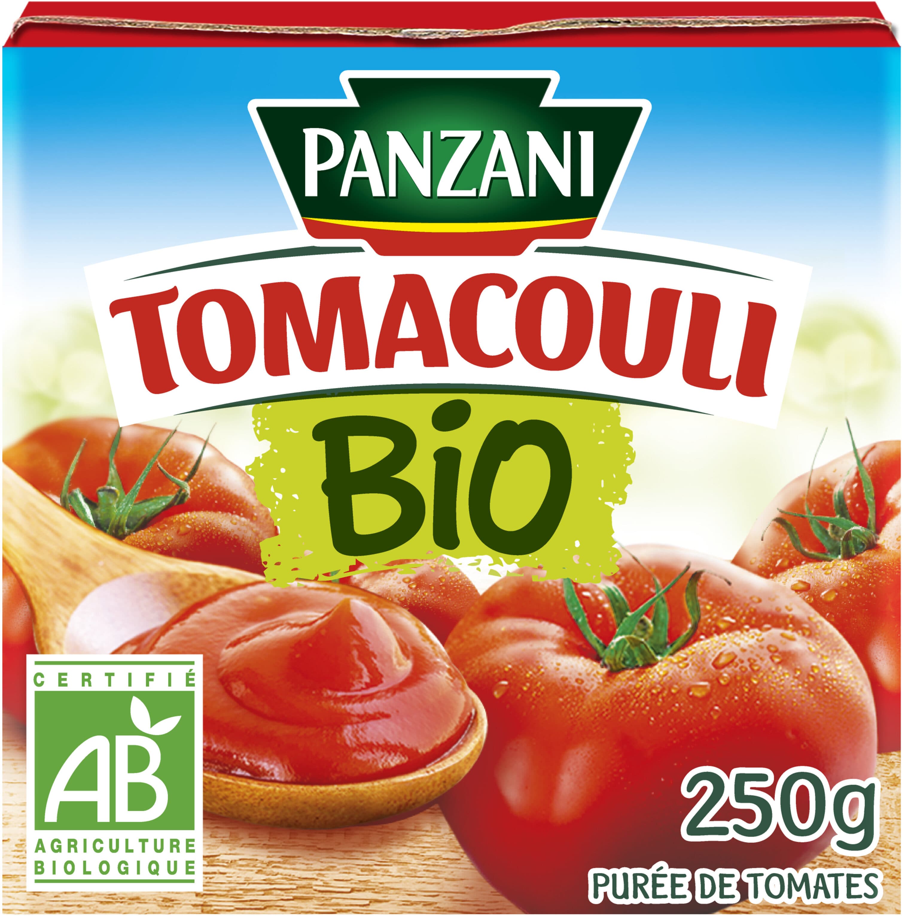 Panzani Panzani - bc - tomacouli nature bio 250g packshot