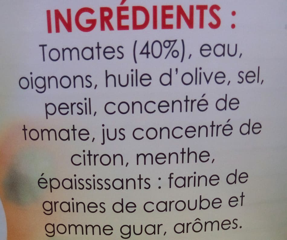 Garbit Préparation pour taboulé packshot