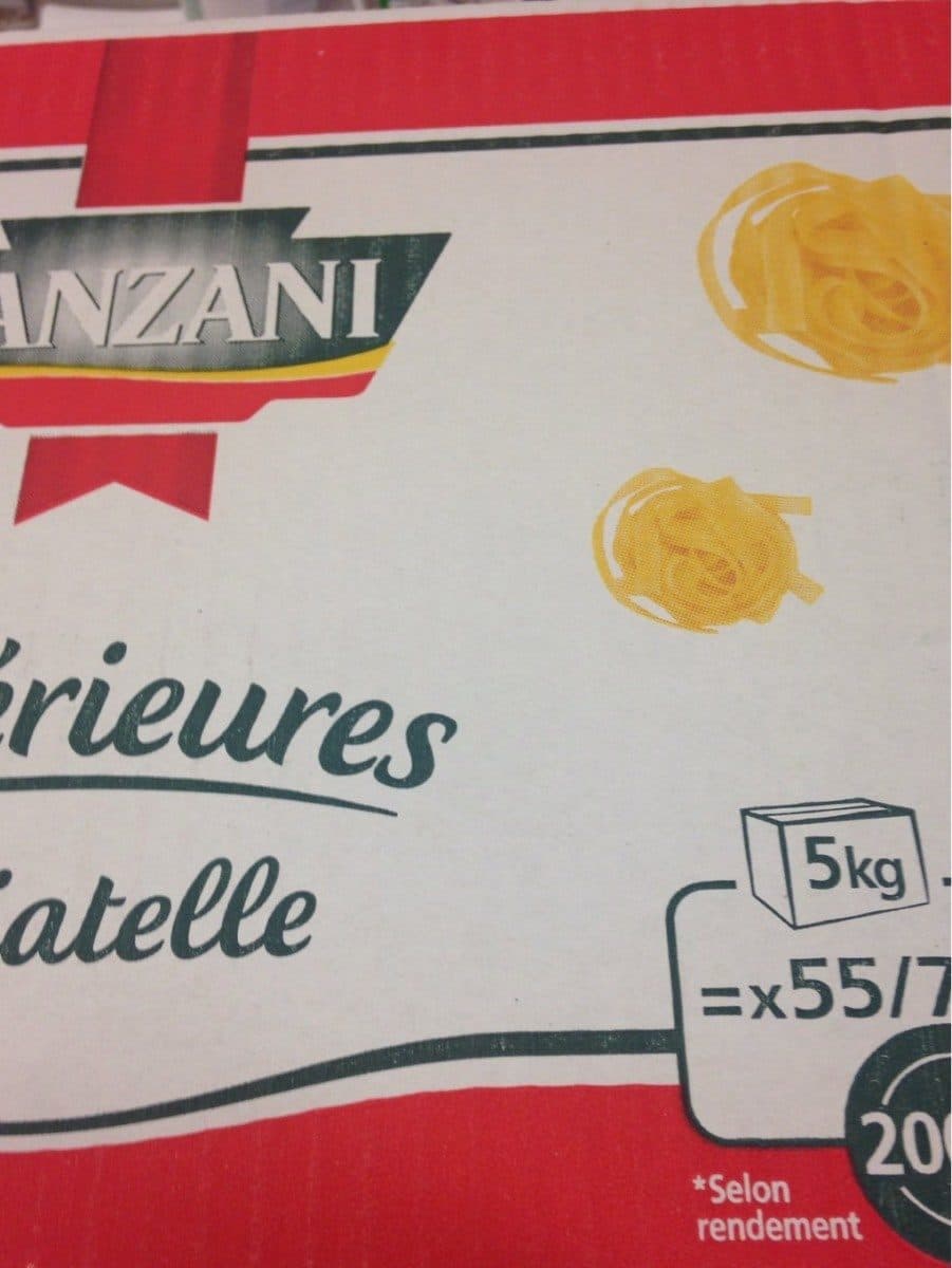 Panzani Panzani tagliatelle 5kg packshot