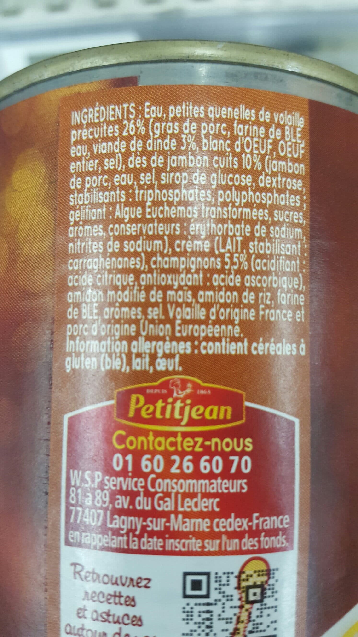 Petitjean Garniture pour bouchées à la Reine packshot