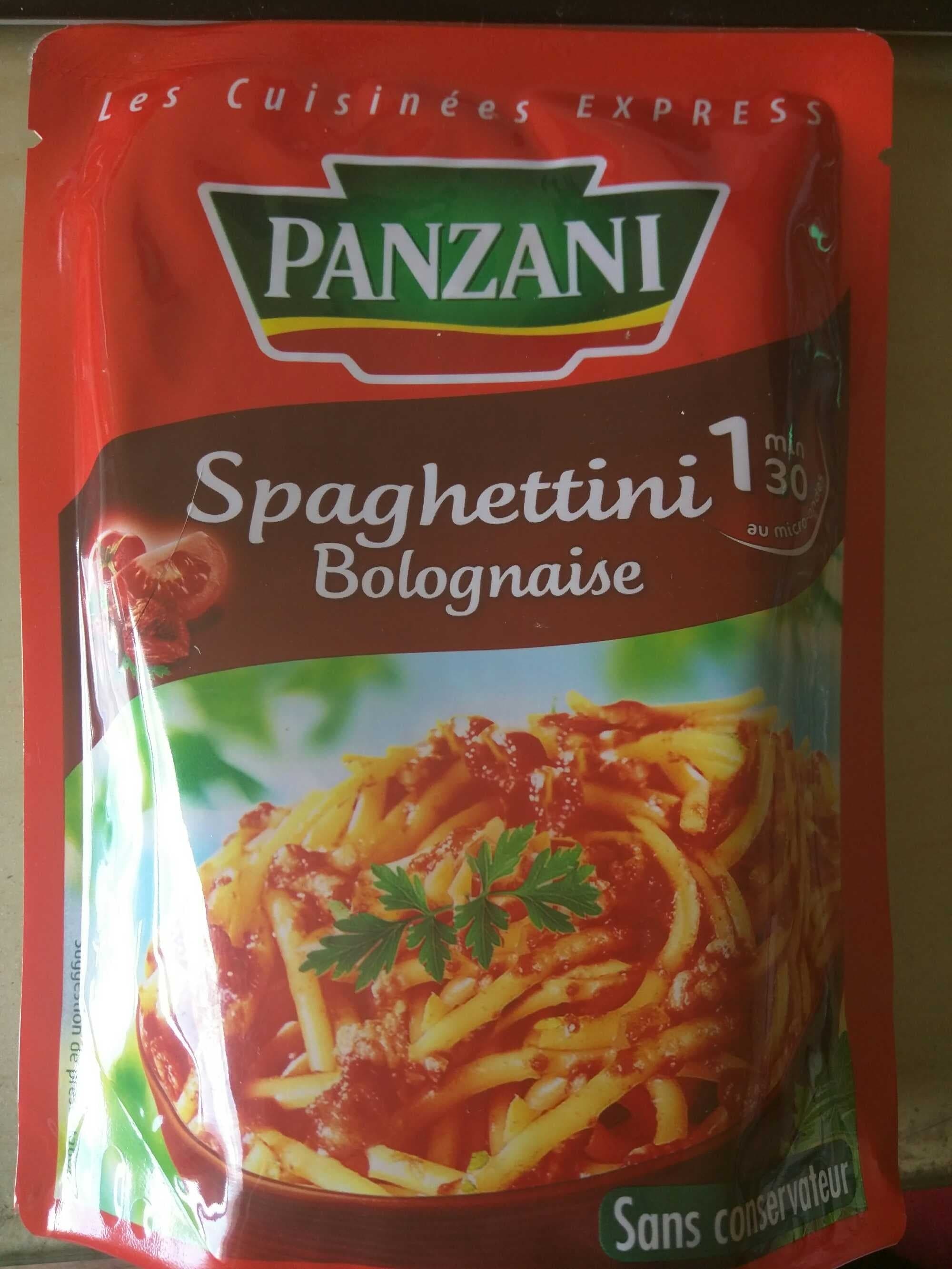 Panzani Spaghettini Bolognaise (Les Cuisinées Express) packshot
