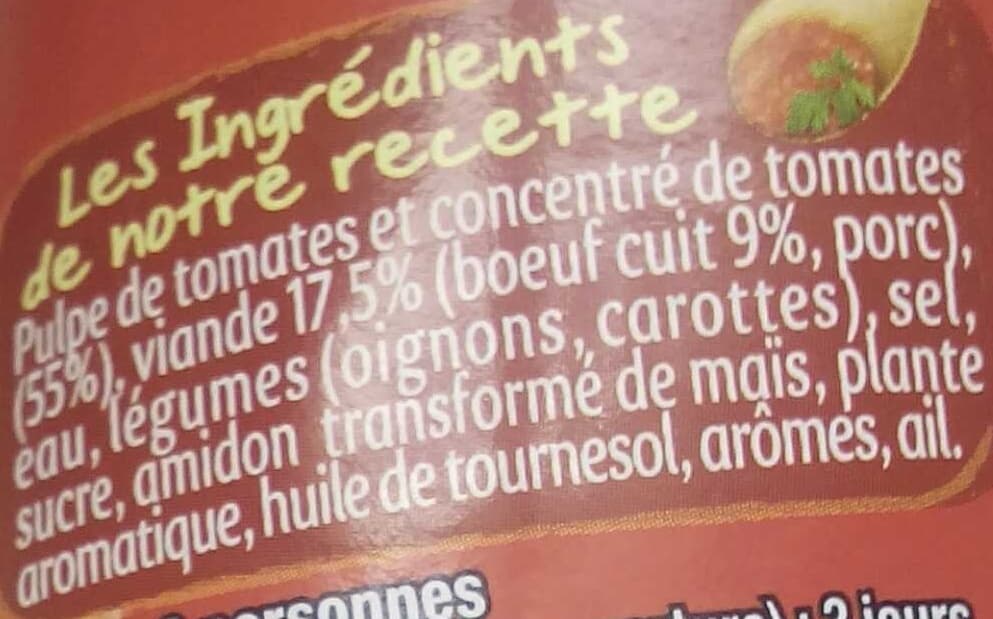 Panzani Bolognaise packshot