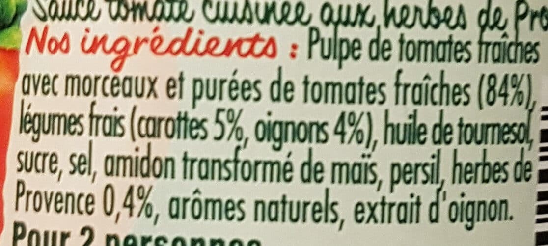 Panzani Sauce provençale packshot