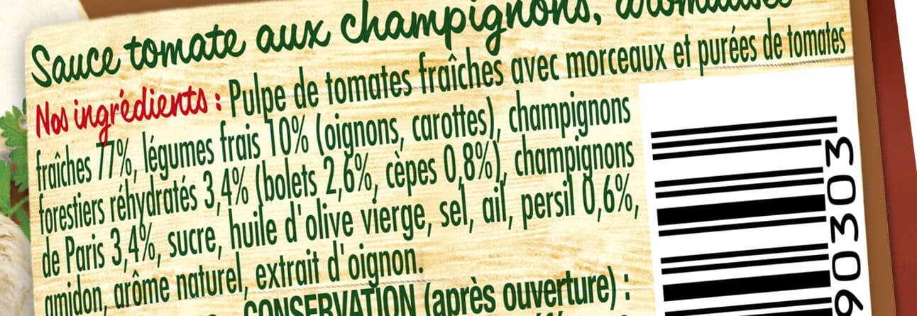 PANZANI Sauce champignons packshot