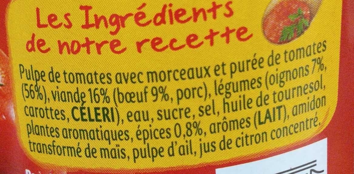 Panzani Panzani - spf - sauce bolognaise aux epices 400g packshot