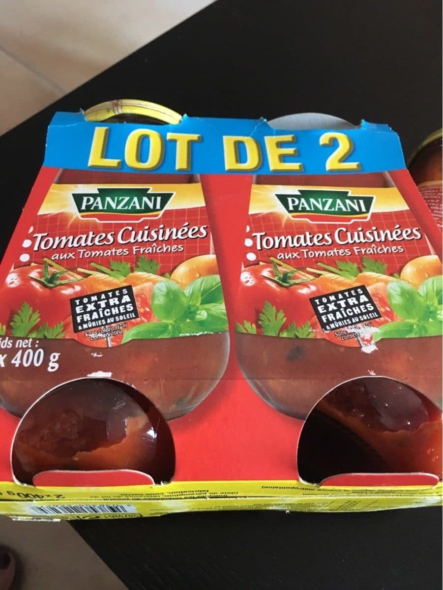 Panzani Tomates cuisinée packshot