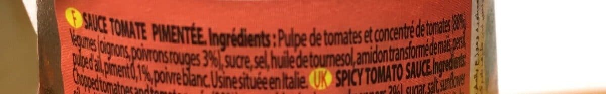 Panzani Sauce Arrabiata packshot