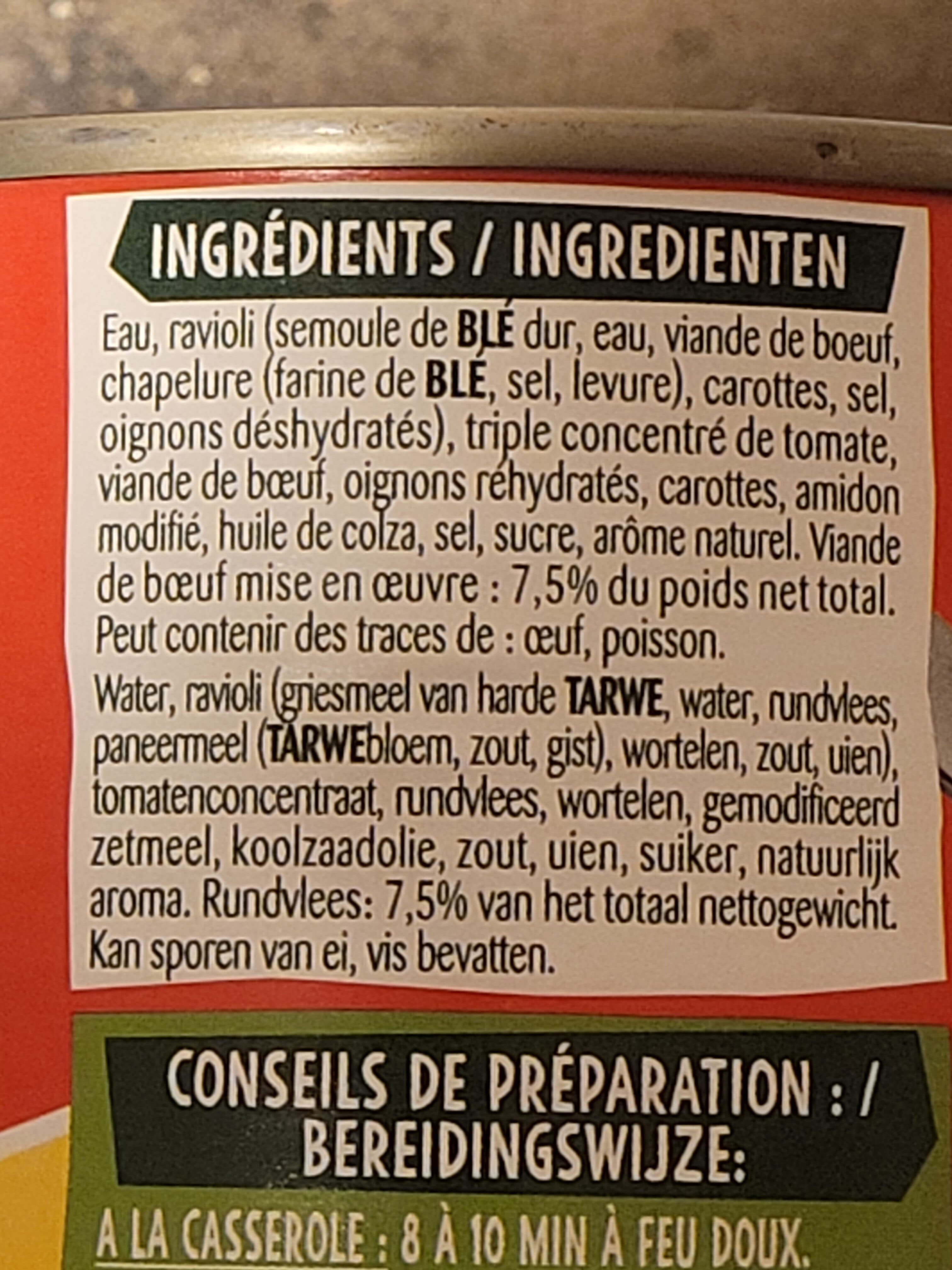 Panzani Ravioli Bolognese packshot