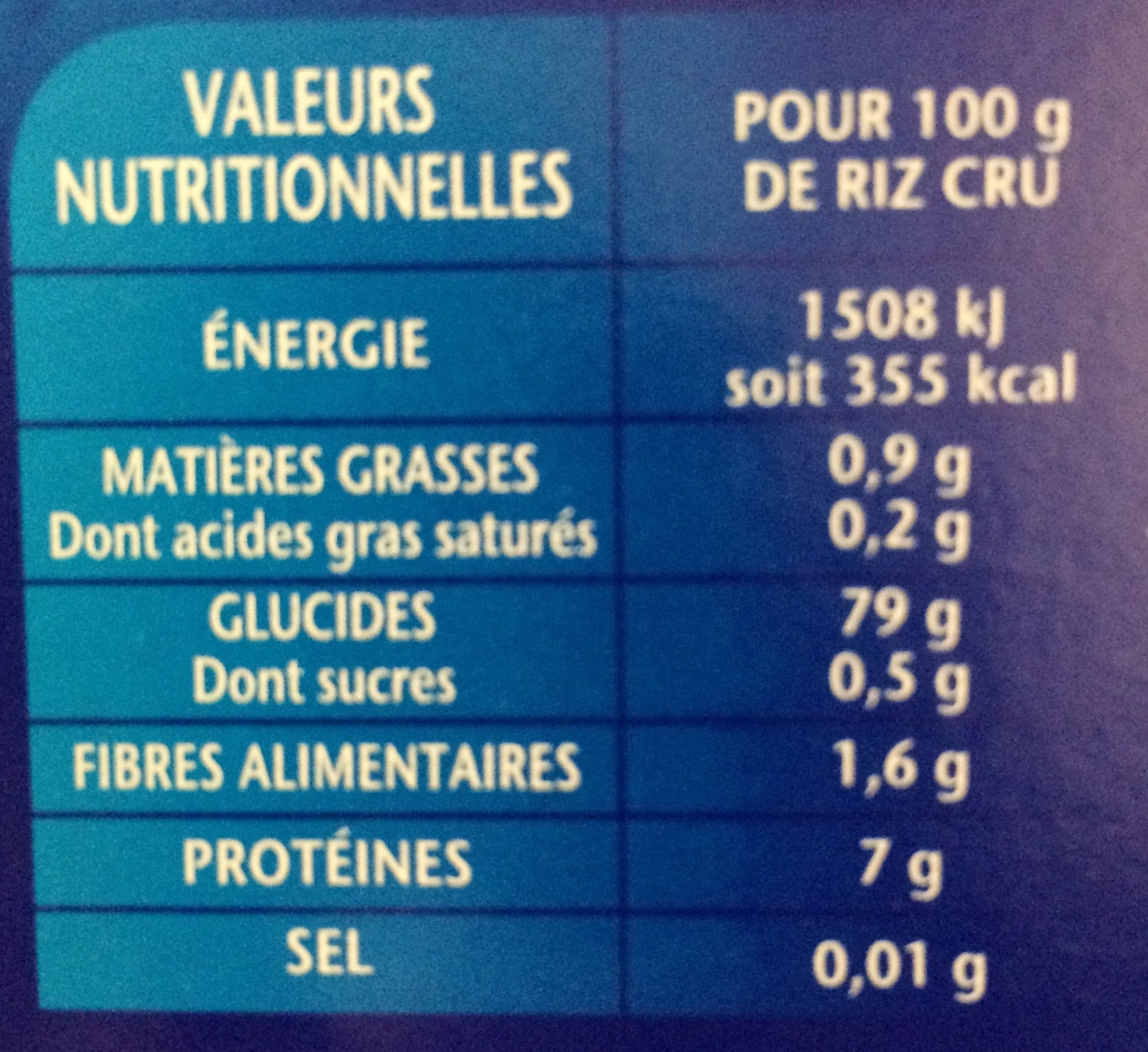 Lustucru Riz long grain packshot