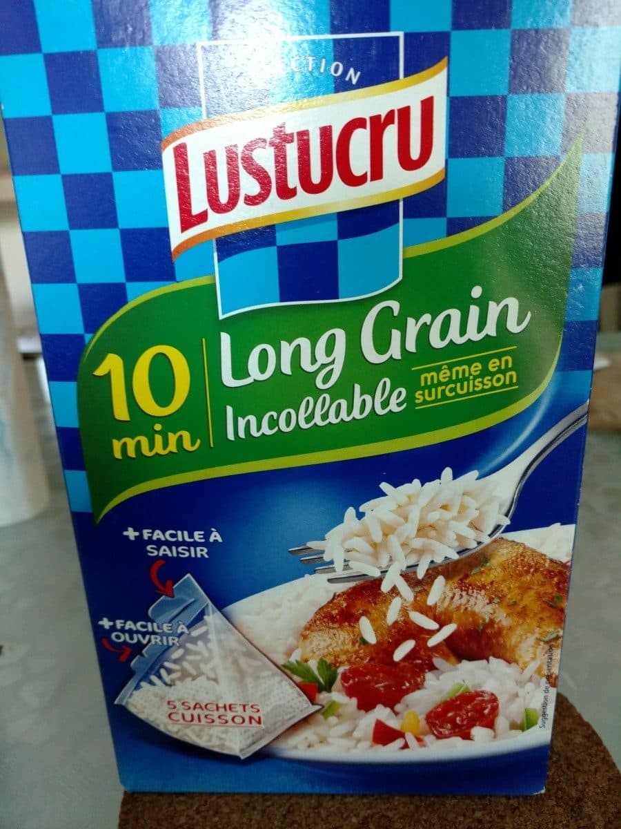 Lustucru Long grain incollable packshot