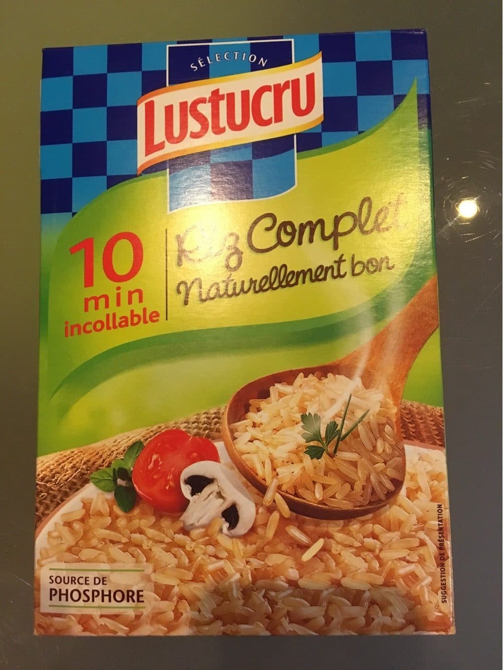 Lustucru Riz complet packshot
