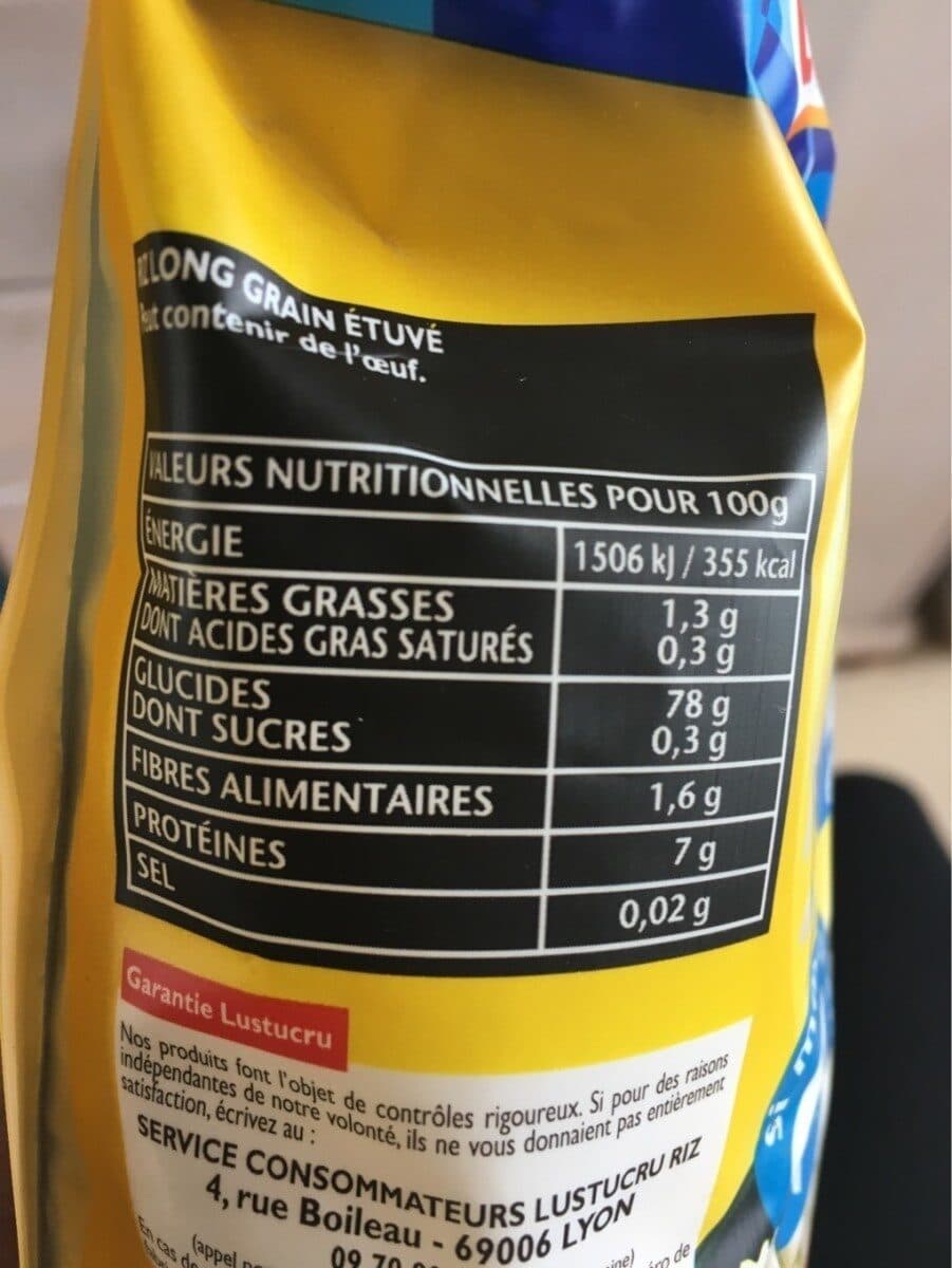 Lustucru Le riz à poêler - Nature et tendre packshot