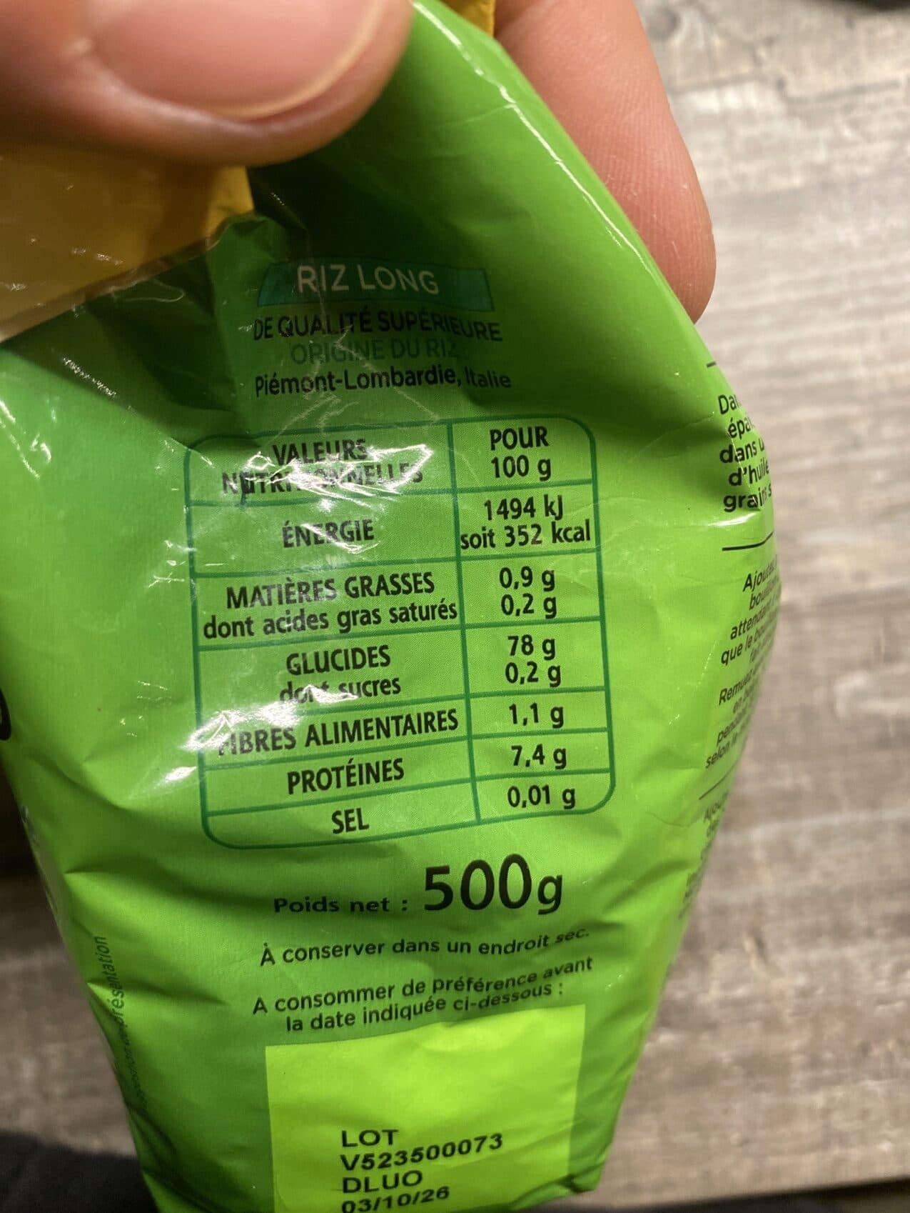 Taureau Ailé Riz pour risotto packshot