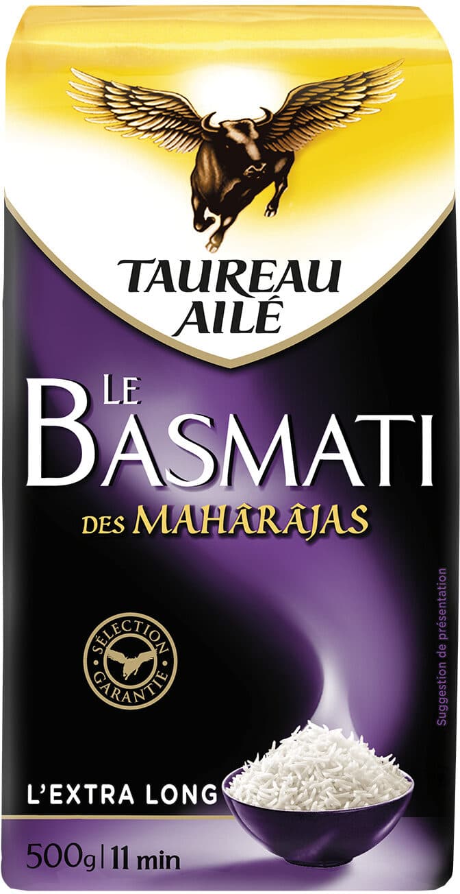 taureau ailé Riz basmati des maharajas packshot