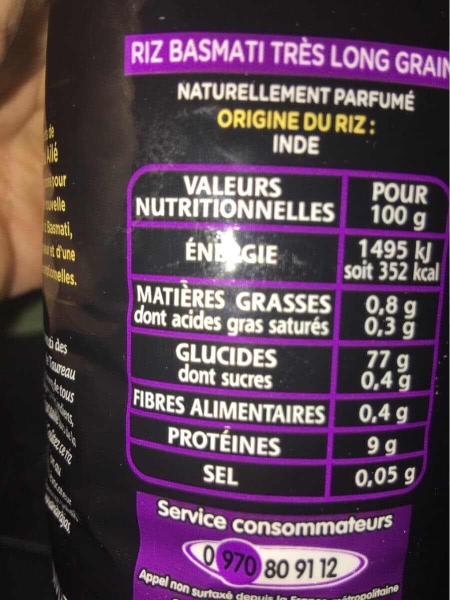 taureau ailé Riz basmati des maharajas packshot