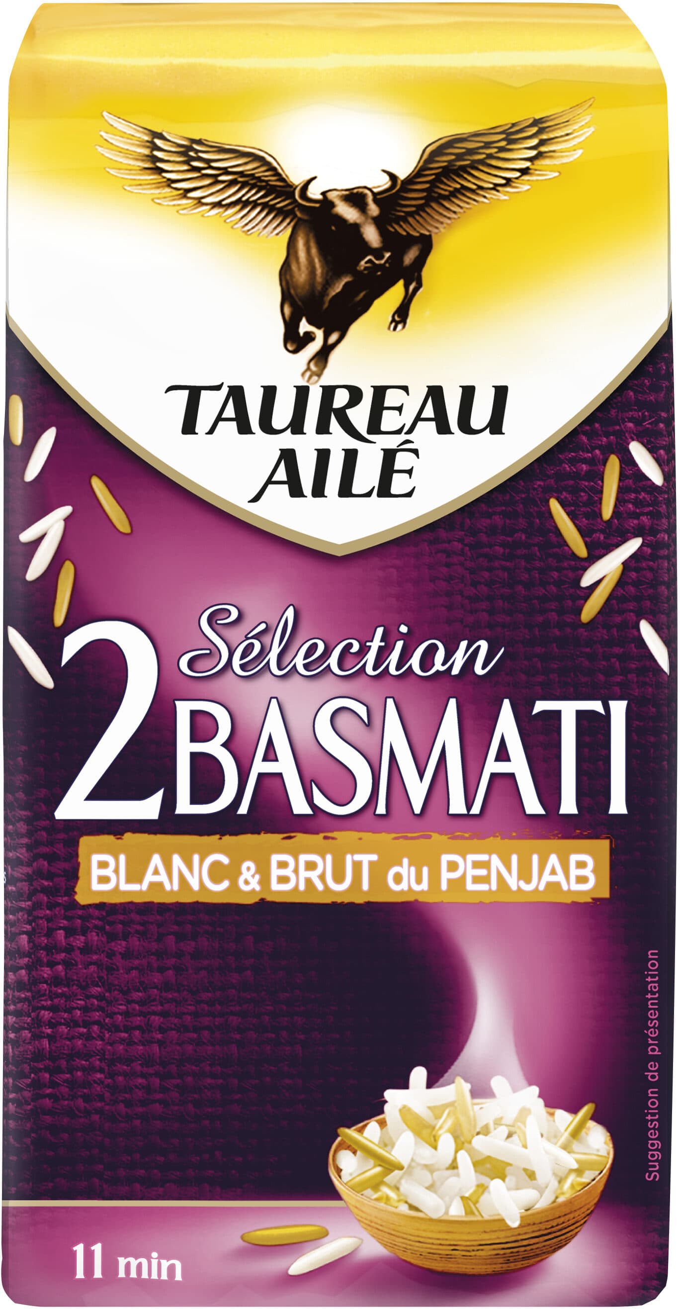 Taureau Ailé Sélection 2 basmati Blanc & Bruit du Penjab packshot