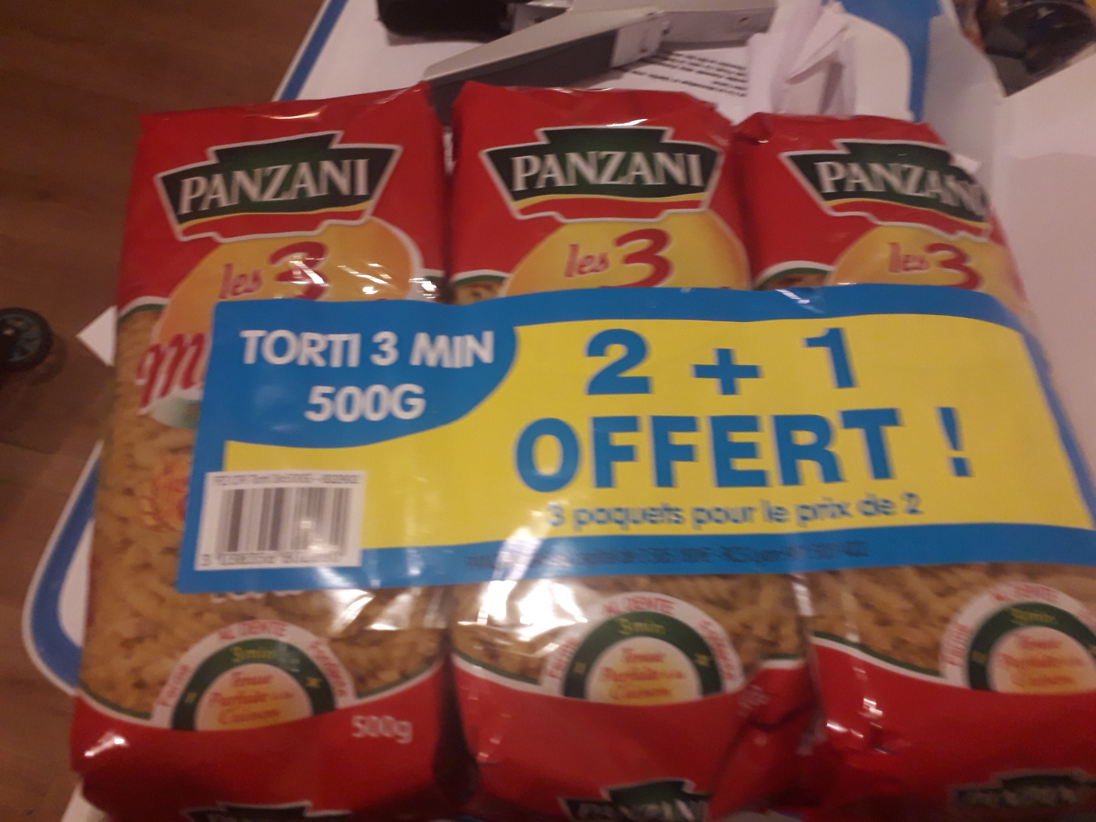 Panzani Torti 3 minutes packshot