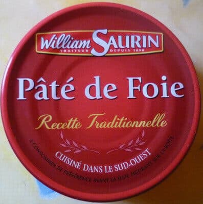 William Saurin Pâté de Foie packshot