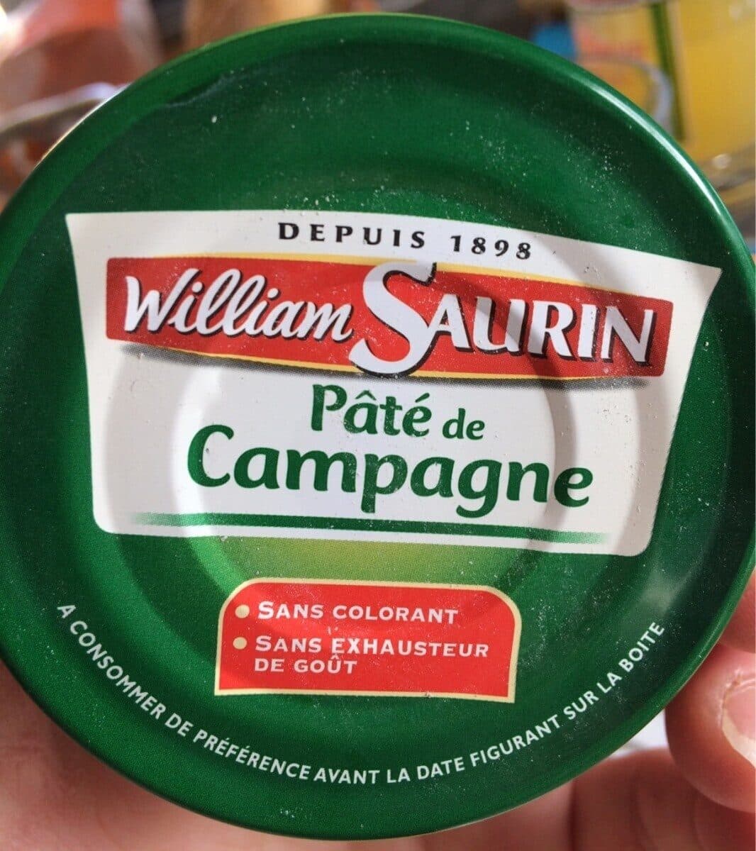 William Saurin Pâté de Campagne packshot