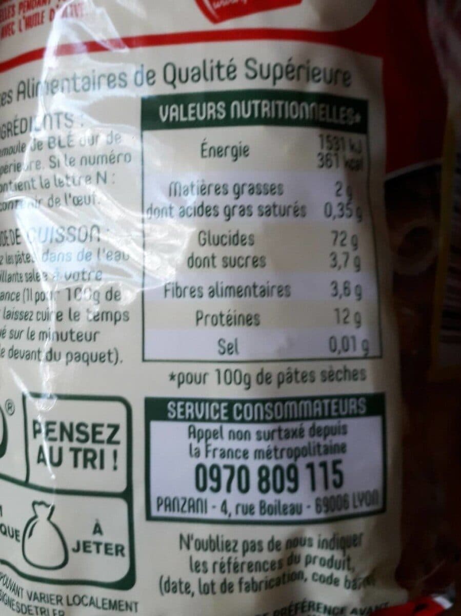 Panzani Panzani Penne Rigate 2x500g +1 Paquet Gratuit packshot