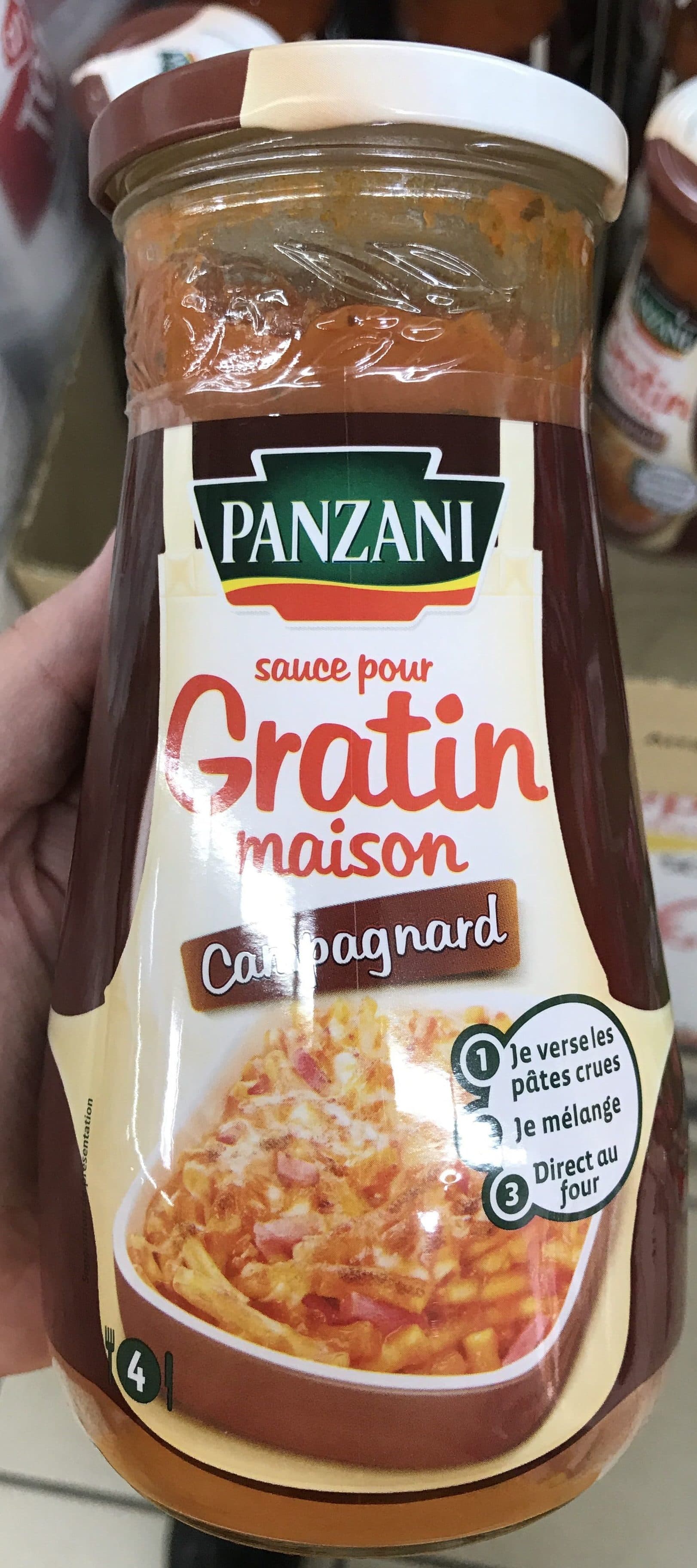 Panzani Sauce pour Gratin maison Campagnard packshot