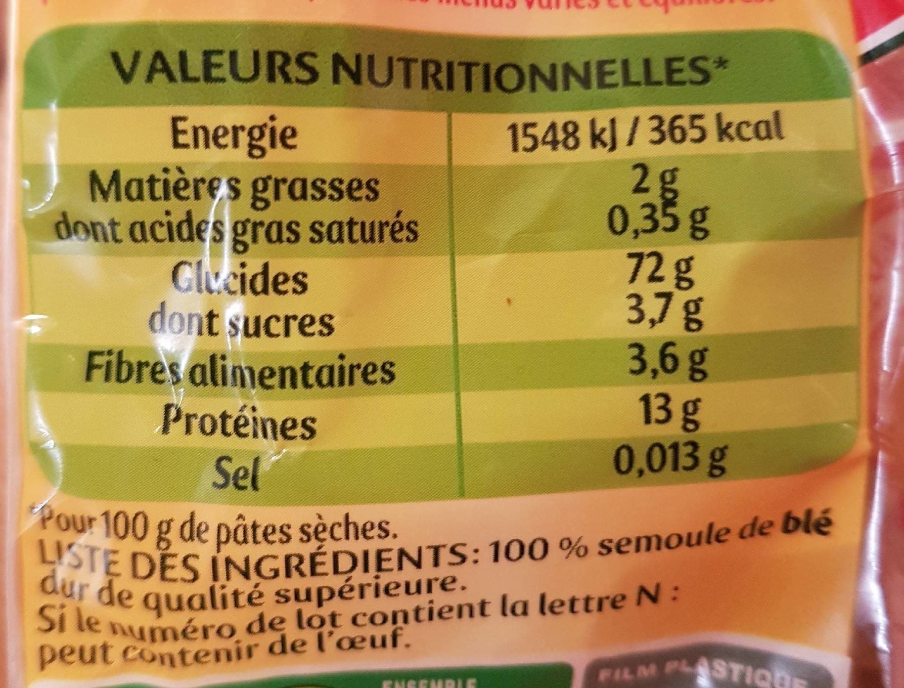 Panzani 500G Fant. penne Court Panzani packshot