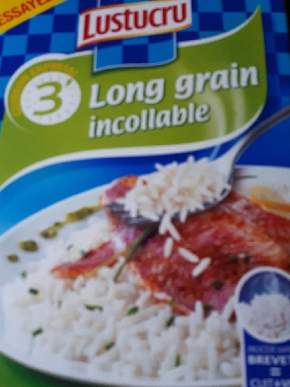 Lustucru 450G Riz Cuisson Rapide 3 Minutes Vrac Lustucru packshot