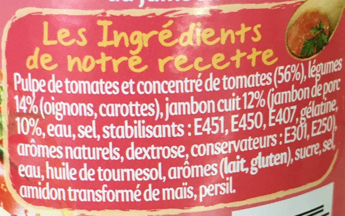 Panzani Bolognaise au jambon packshot