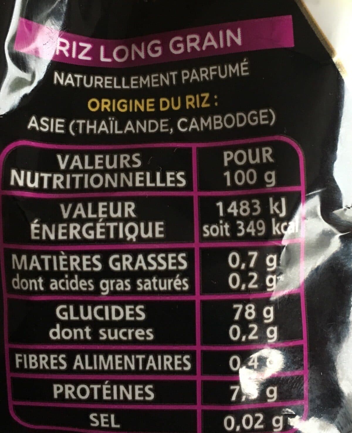 Taureau ailé Riz parfumé packshot
