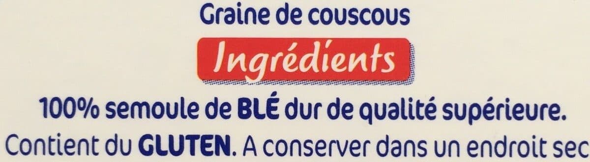 Lustucru Semoule de Couscous Facile packshot