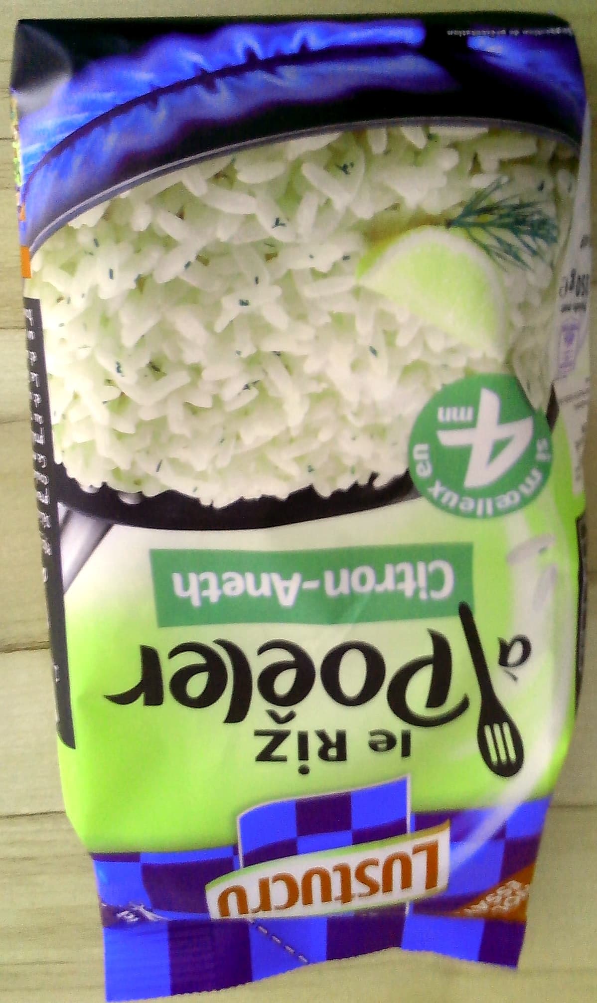 Lustucru Le riz à poêler citron aneth packshot