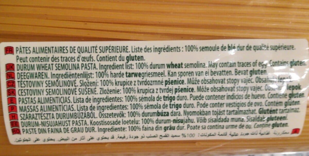 Panzani Spaghetti packshot