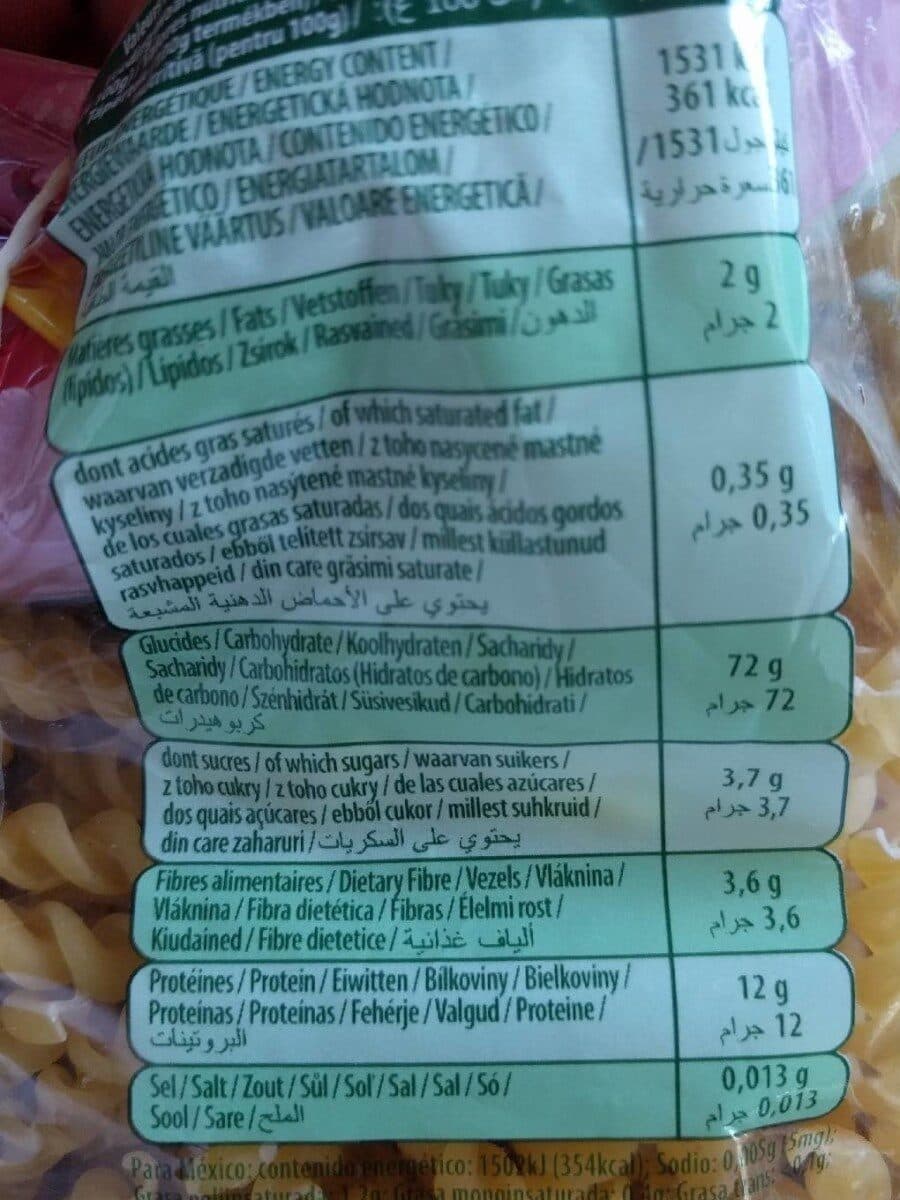 Panzani Fusilli packshot