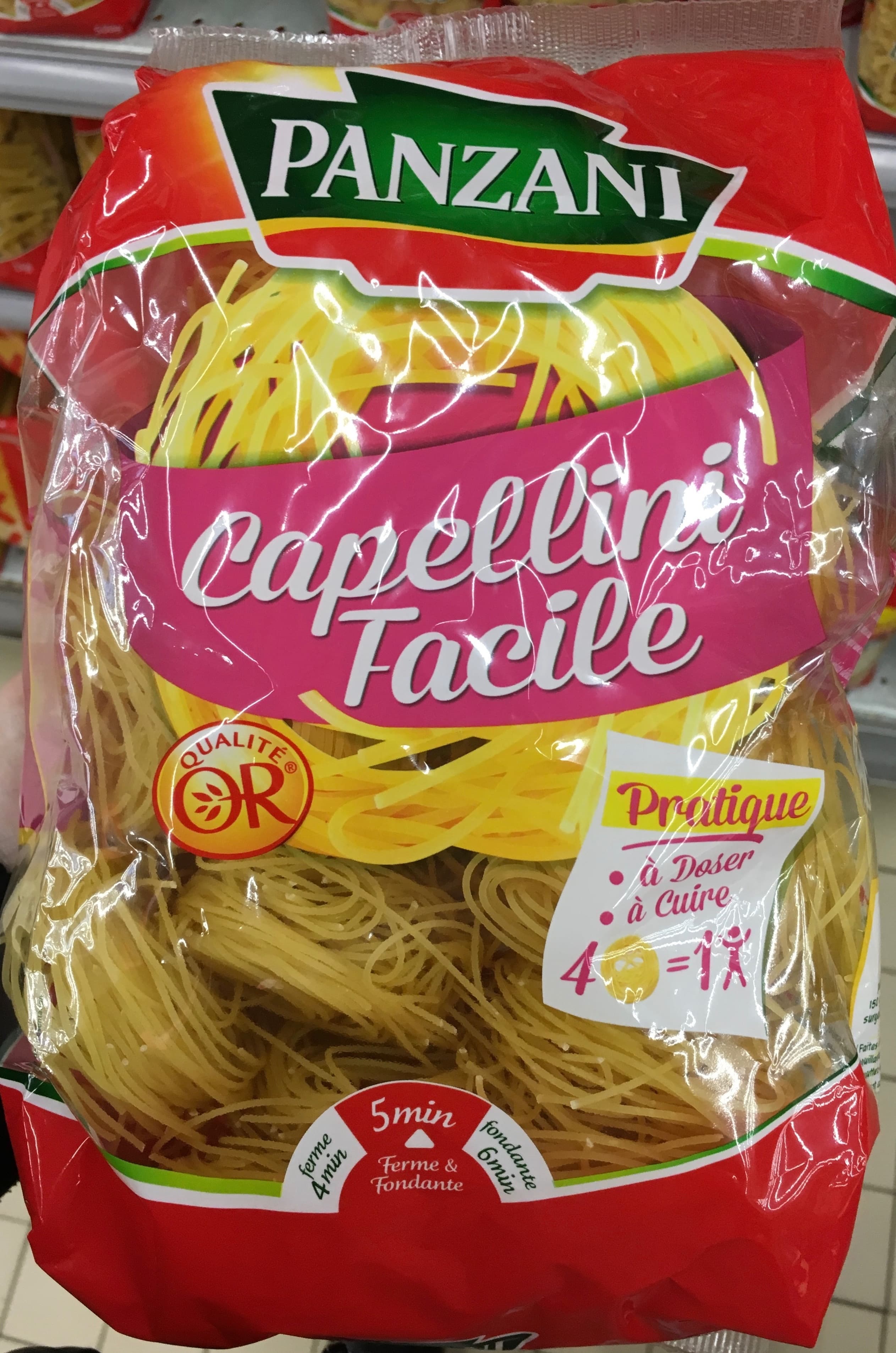 Panzani Capellini Facile packshot