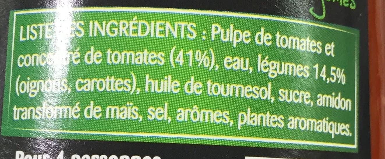 Panzani Sauce veloutée provençale packshot