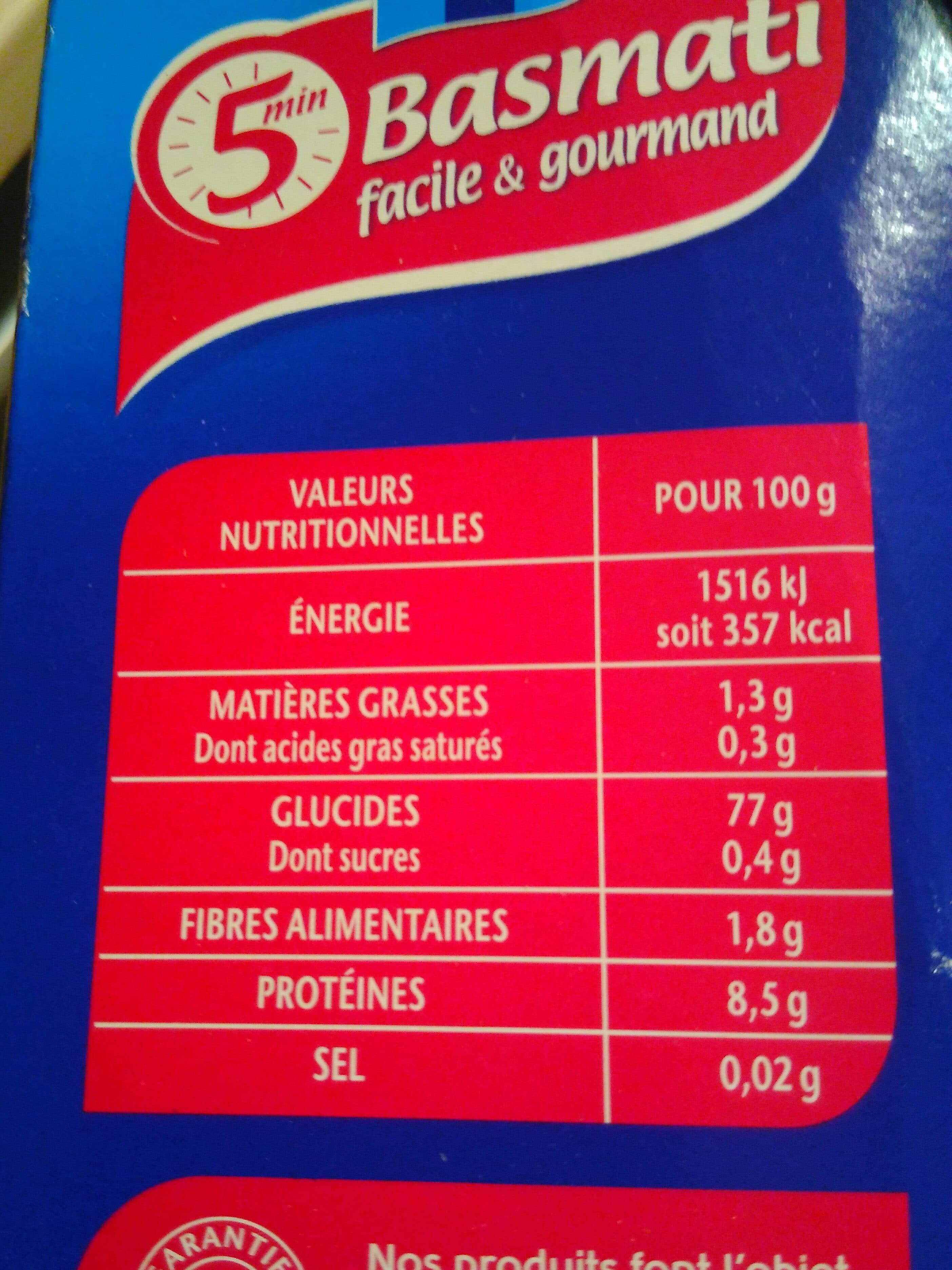 Lustucru Lustucru riz basmati 5 min sachets 450g (5x90g) packshot