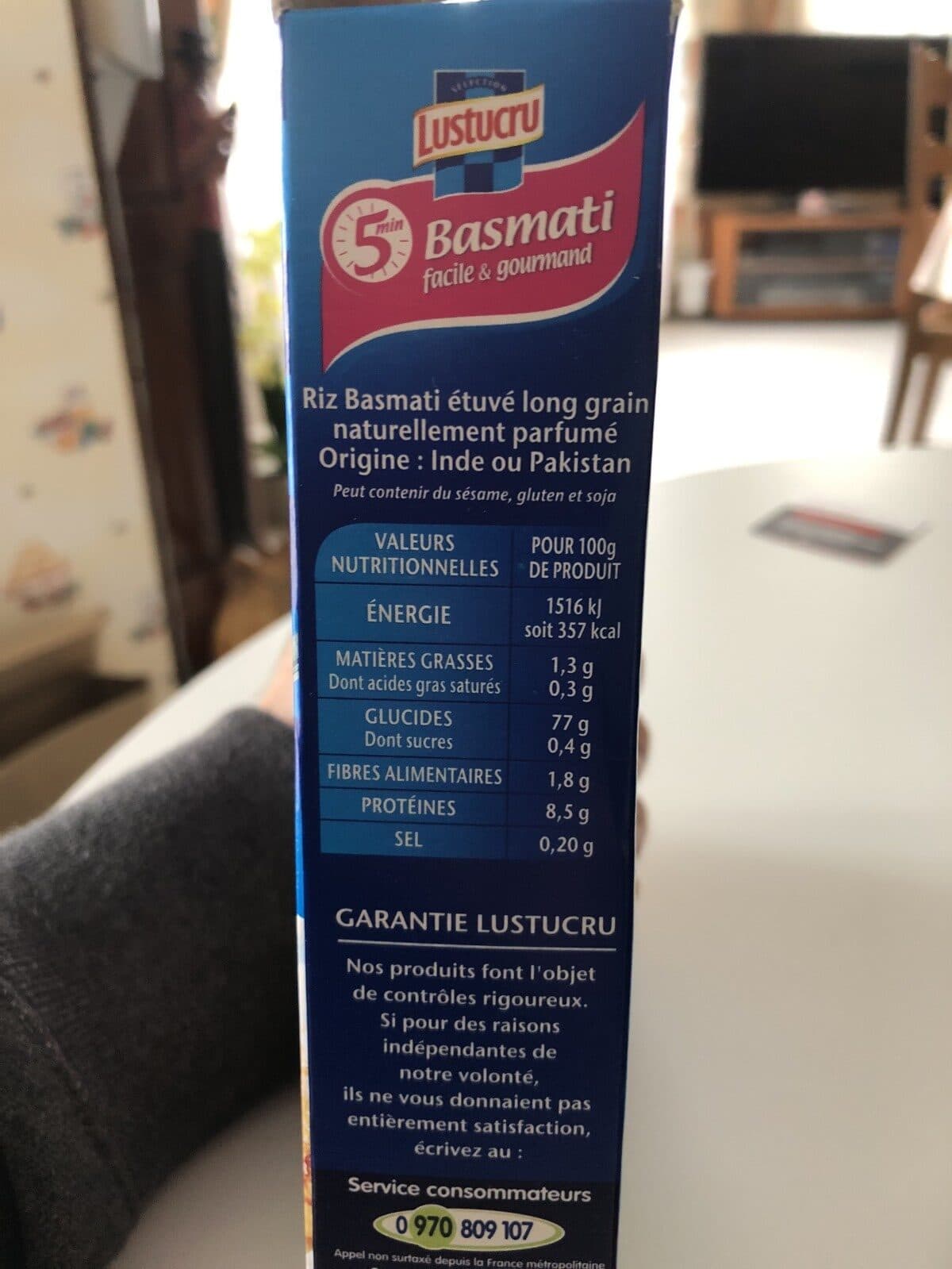 Lustucru Riz basmati packshot