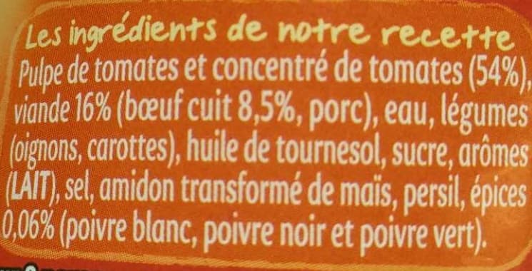 Panzani Bolognaise 3 poivres packshot