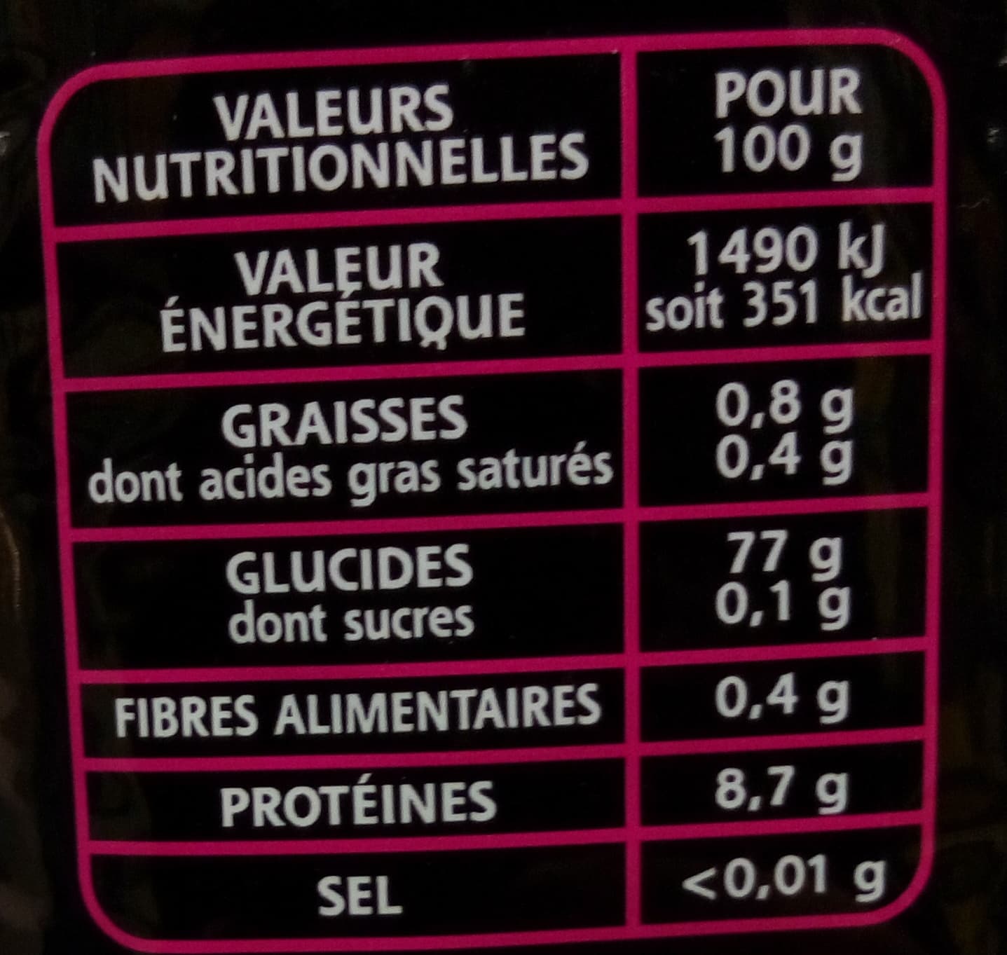 Taureau Ailé Le Basmati du Penjab packshot