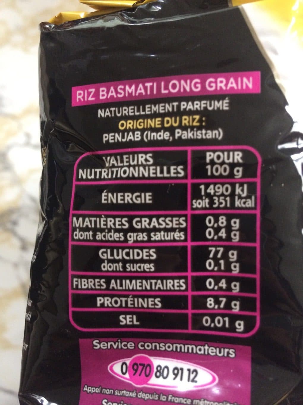 Taureau Ailé Le Basmati du Penjab packshot