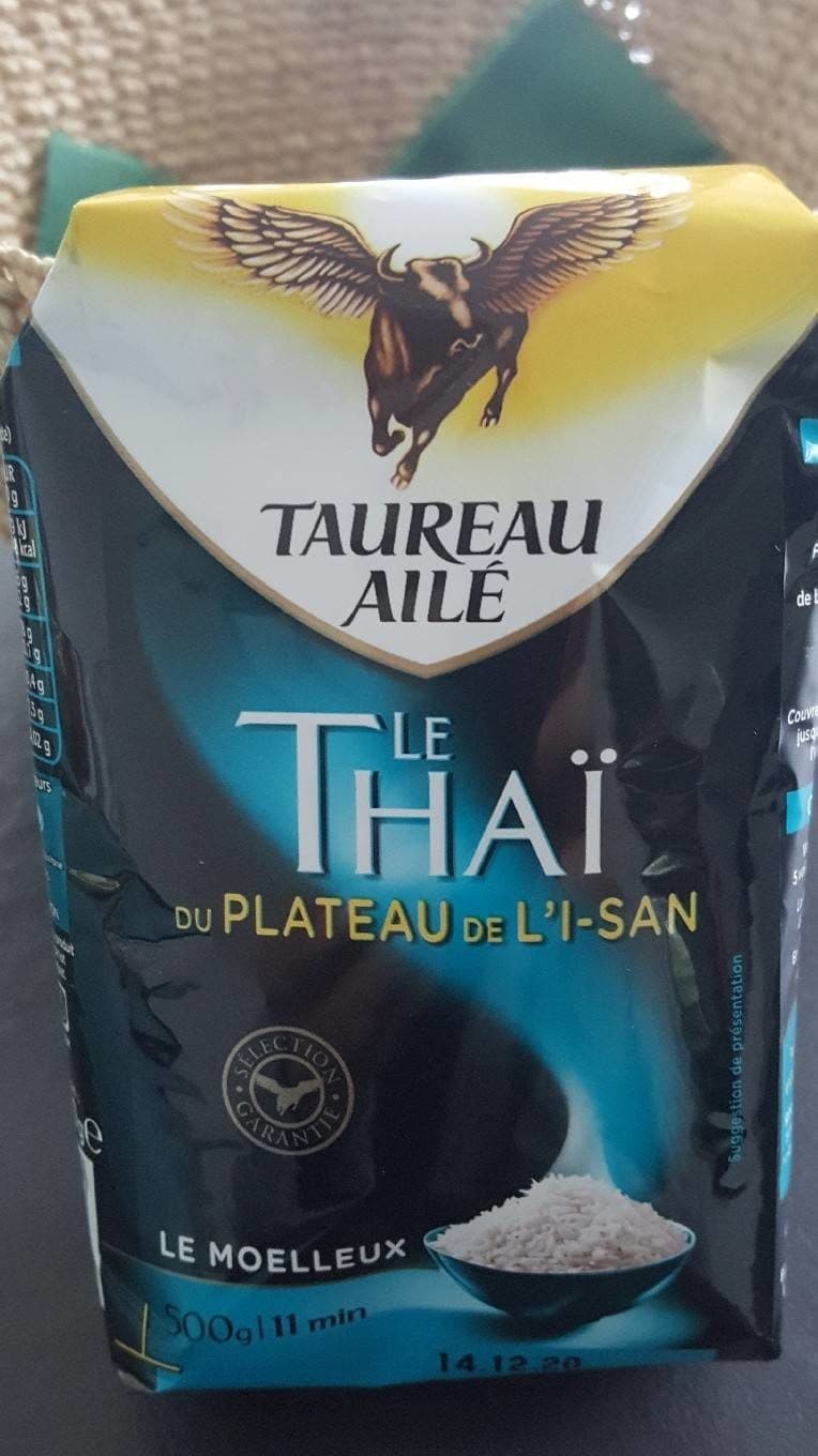 Taureau Ailé Riz Le Thaï du plateau de l'I San packshot