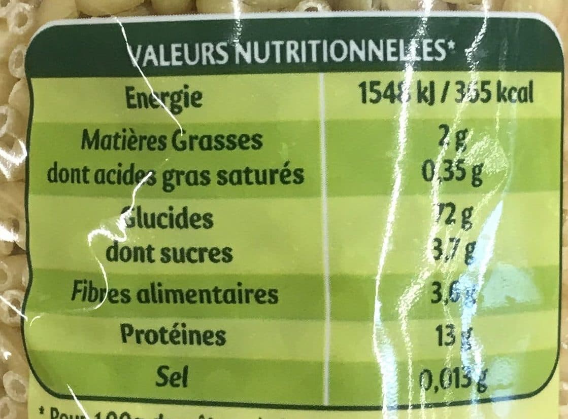 Panzani Lot de 2 paquets de Coquillettes cuisson 3 min 500 g packshot