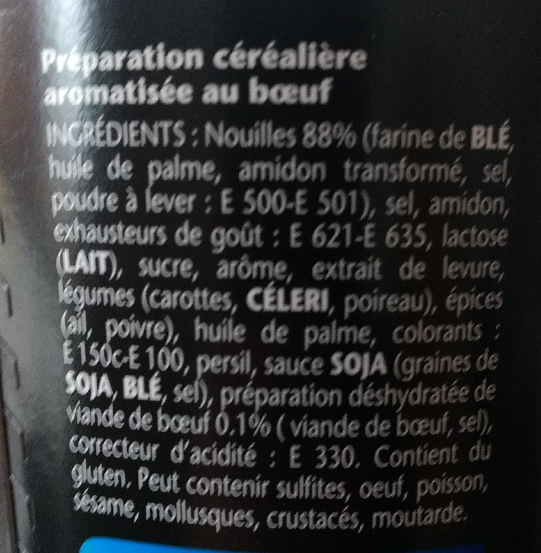 Lustucru Lustucru banzaï noodle saveur boeuf packshot